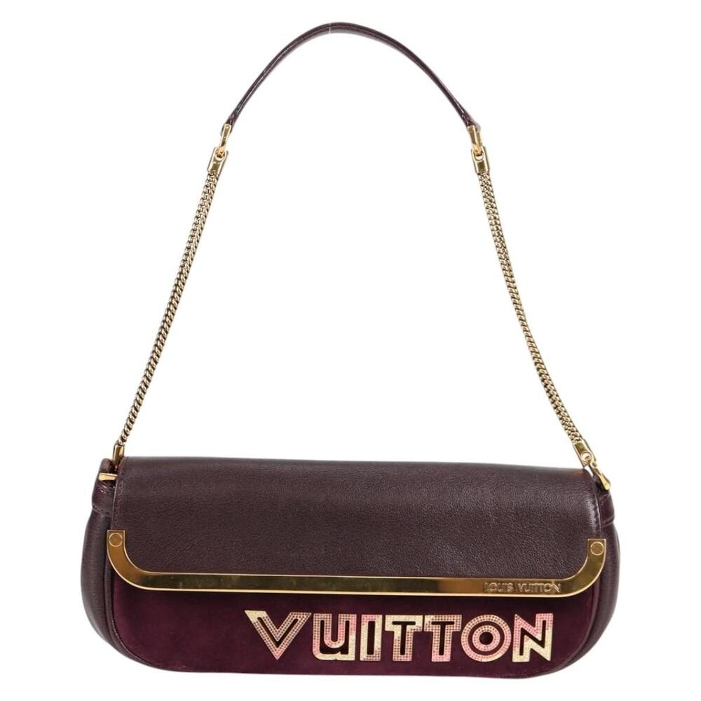 Louis Vuitton Pochette Avant Garde Shoulder Bag Burgundy
